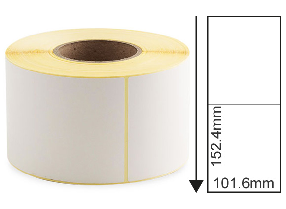 101.6mm x 152.4mm Thermal Transfer Labels